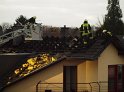 Dachstuhlbrand Koeln Bocklemuend Untere Dorfstr P154
